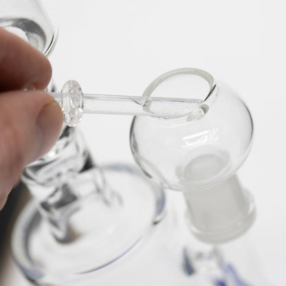 Triple Pinch Dab Glass Bong
