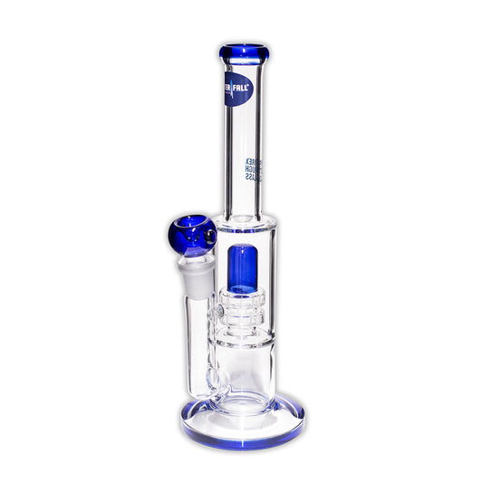 Blue Alert Glass Bong Waterfall