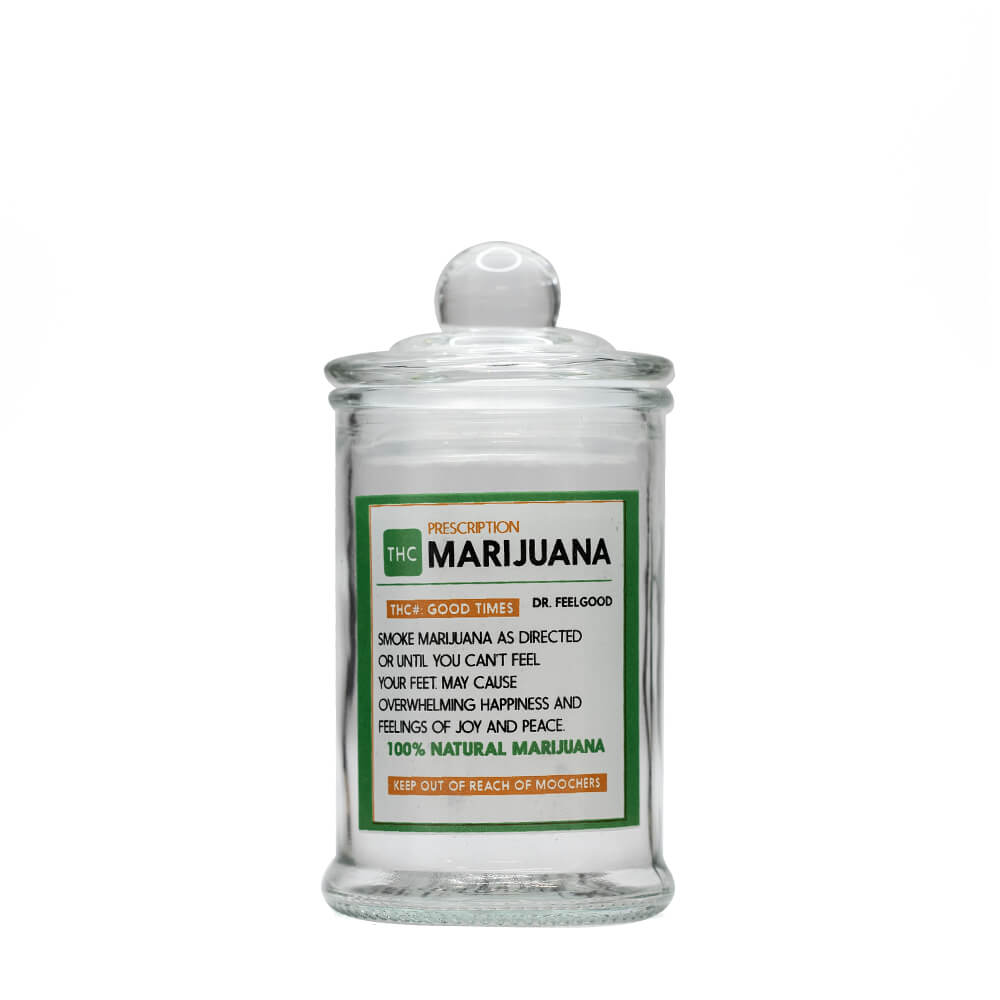Badass Stash Jar - Prescription Marijuana (150ml) Badass