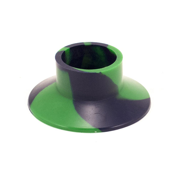 Bong Base - Silicone - Blue & Green - 50mm Waterfall