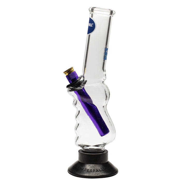 Small Gripper Glass Bong Waterfall