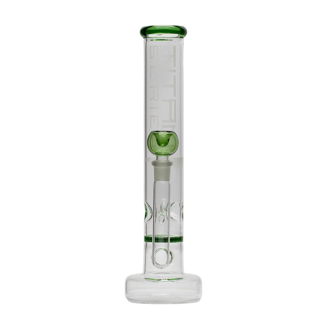 Titan Series Honeycomb Ice Glass Bong (Deluxe Wooden Box Edition)
