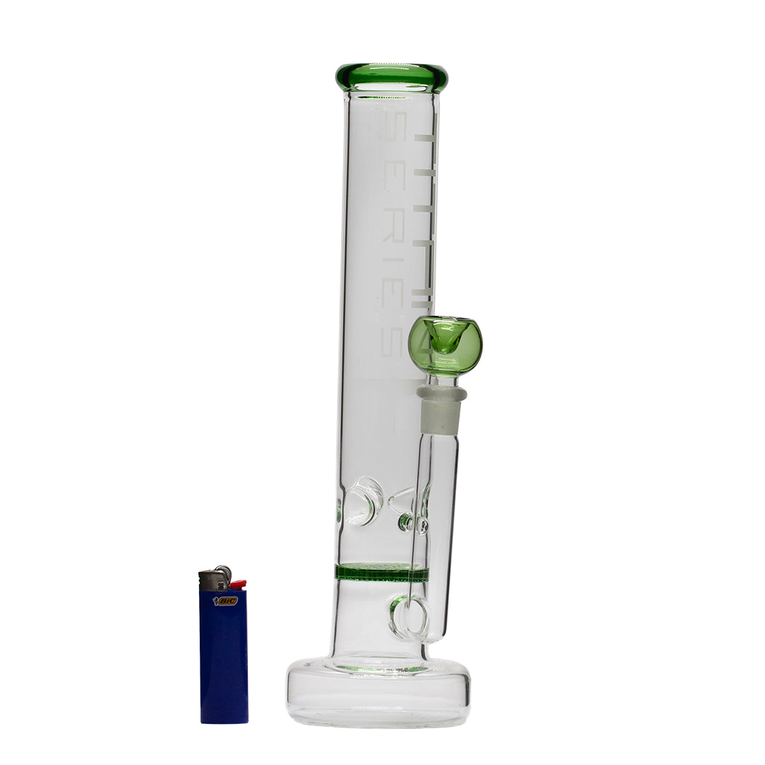 Titan Series Honeycomb Ice Glass Bong (Deluxe Wooden Box Edition)