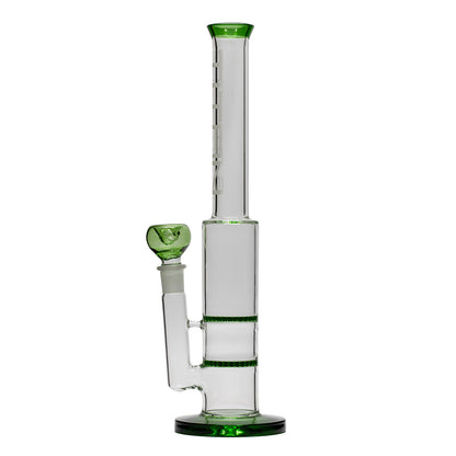 Titan Series Green Hive Glass Bong (Deluxe Wooden Box Edition)