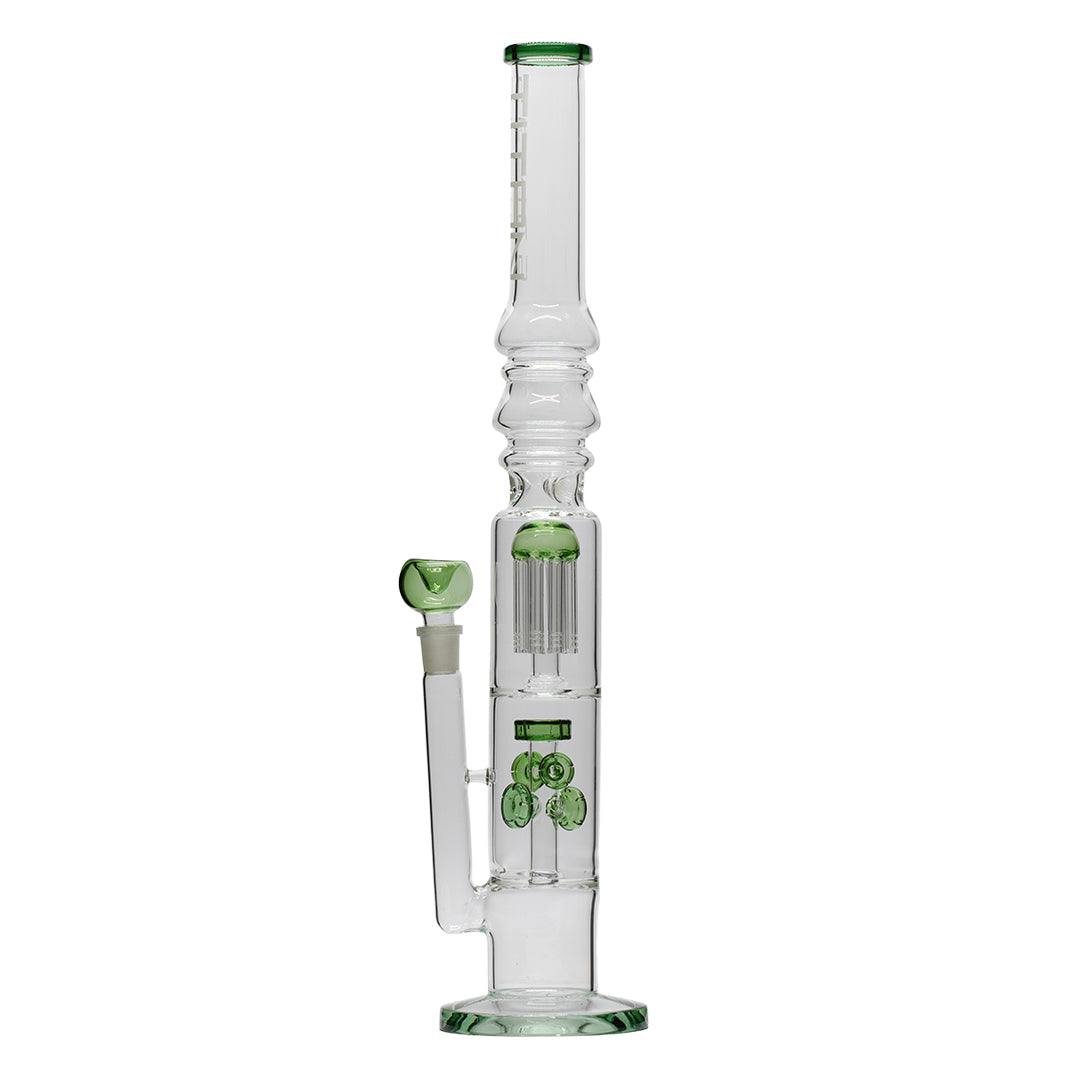 Titan Series Vertical Stabiliser Glass Bong (Deluxe Wooden Box Edition)