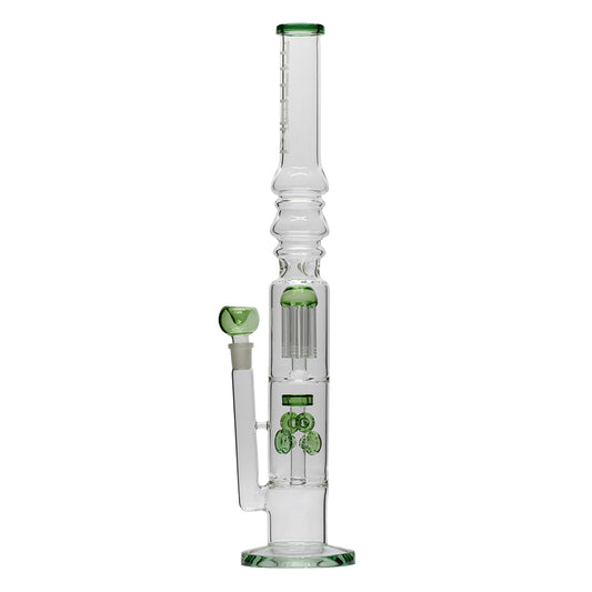 Titan Series Vertical Stabiliser Glass Bong (Deluxe Wooden Box Edition)