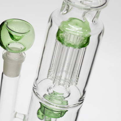 Titan Series Vertical Stabiliser Glass Bong (Deluxe Wooden Box Edition)