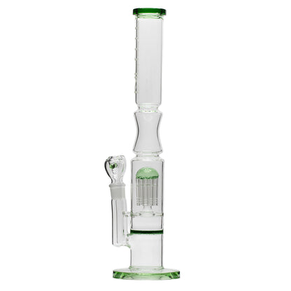 Titan Series Double Delta Glass Bong (Deluxe Wooden Box Edition)