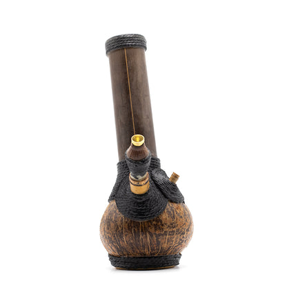 HUNI PIPE COCONUT AND BAMBOO - BLACK TWINE Huni Pipes