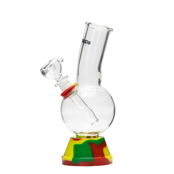 Waterfall Exterminator Highbrid Series Glass Bong - Rasta Waterfall