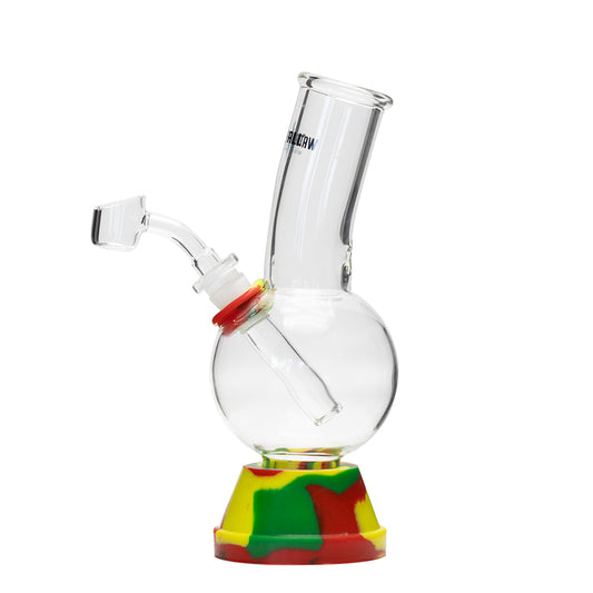 Waterfall Exterminator Highbrid Series Glass Bong - Rasta Waterfall