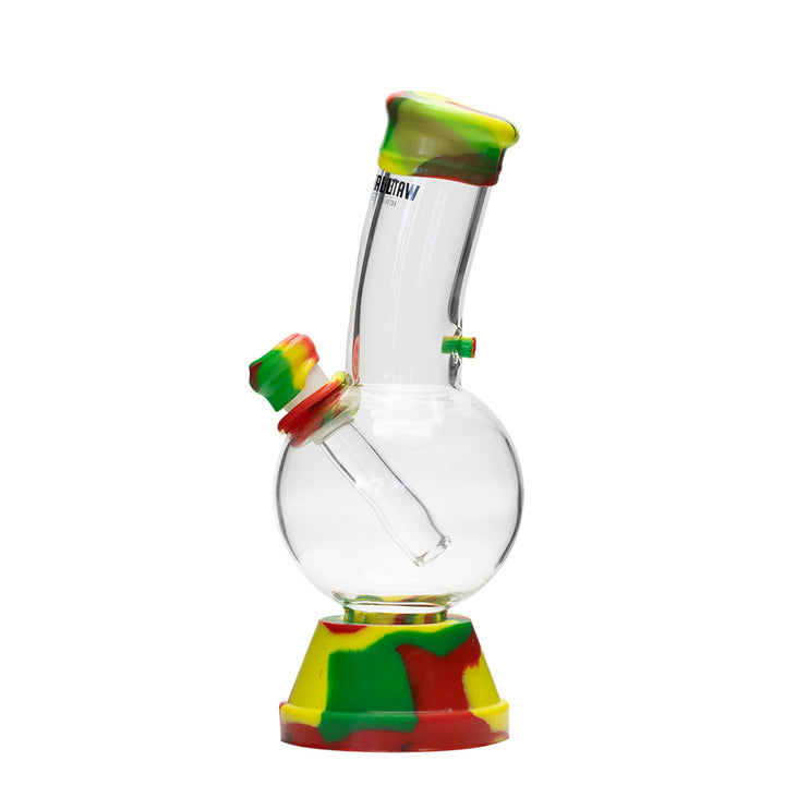 Waterfall Exterminator Highbrid Series Glass Bong - Rasta Waterfall
