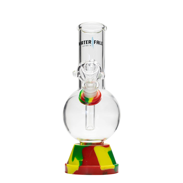 Waterfall Exterminator Highbrid Series Glass Bong - Rasta Waterfall