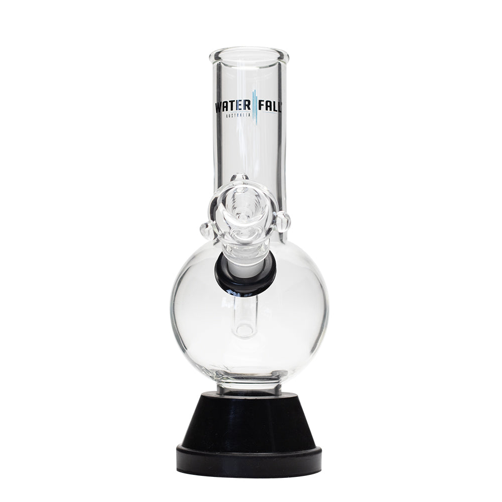 Waterfall Exterminator Highbrid Series Glass Bong - Black Waterfall