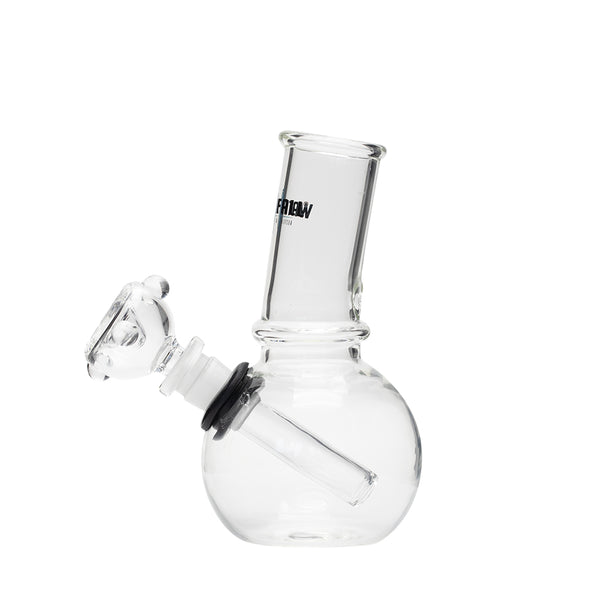 Waterfall Cannon Highbrid Series Glass Bong - Black Waterfall