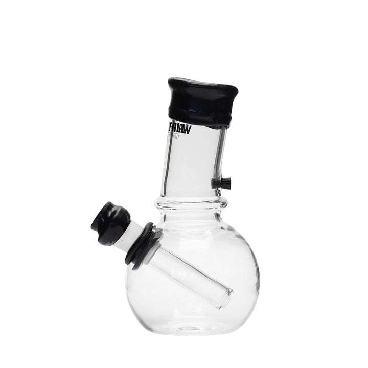 Waterfall Cannon Highbrid Series Glass Bong - Black Waterfall