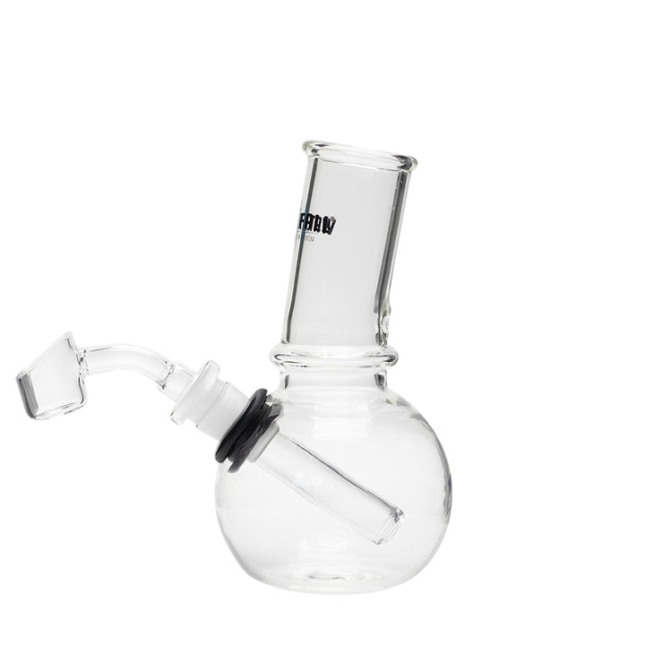 Waterfall Cannon Highbrid Series Glass Bong - Black Waterfall