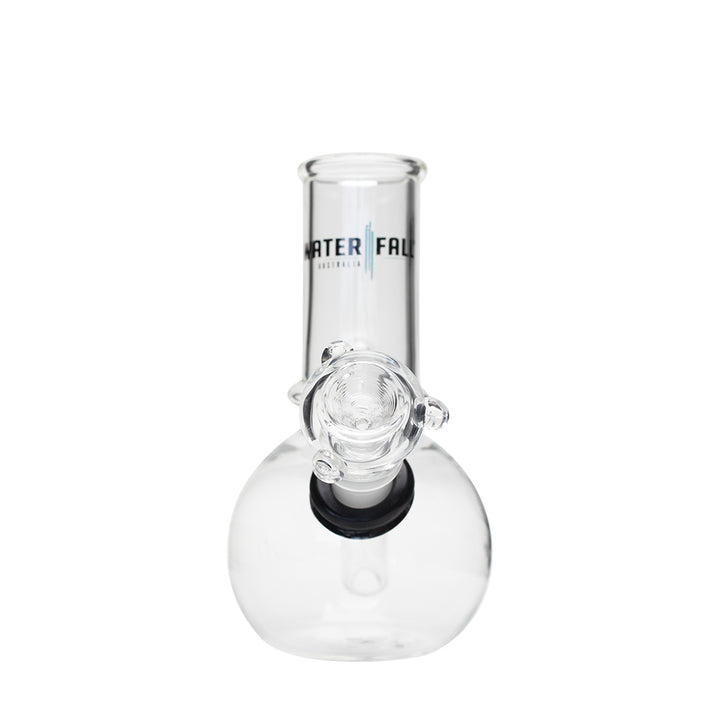 Waterfall Cannon Highbrid Series Glass Bong - Black Waterfall