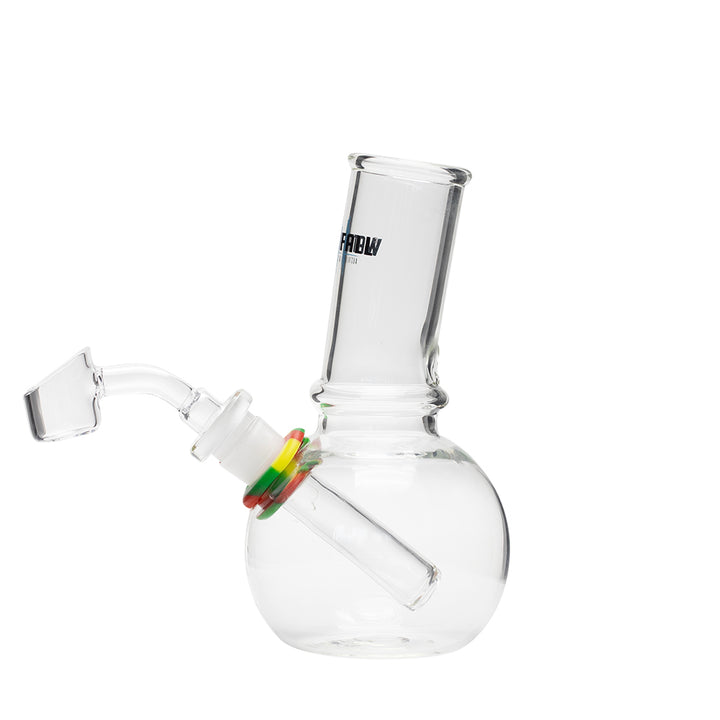 Waterfall Cannon Highbrid Series Glass Bong - Rasta Waterfall