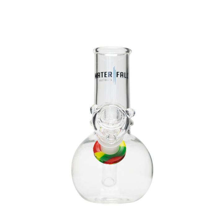 Waterfall Cannon Highbrid Series Glass Bong - Rasta Waterfall