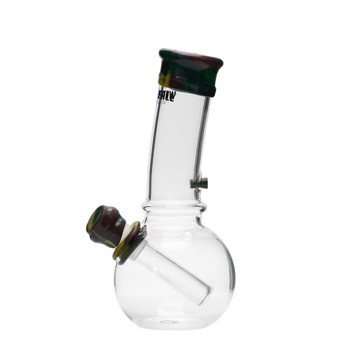 Waterfall Bent Junior Highbrid Series Glass Bong - Camo Waterfall