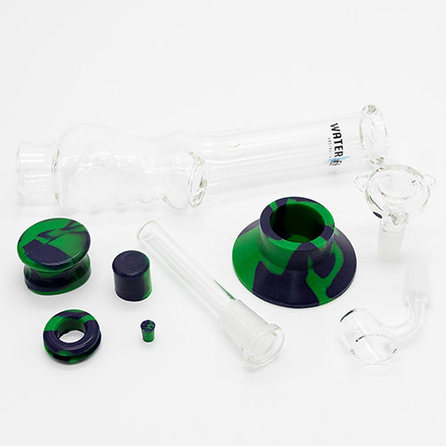 Small Gripper Deluxe Glass Bong Waterfall