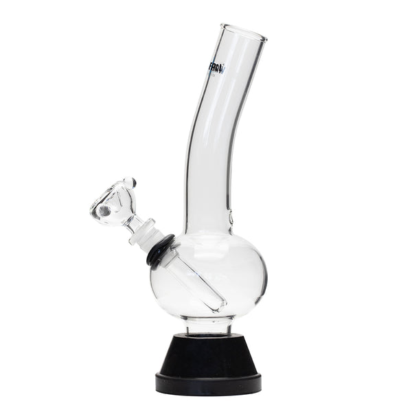 Waterfall Zap Squash Highbrid Series Glass Bong - Black Waterfall