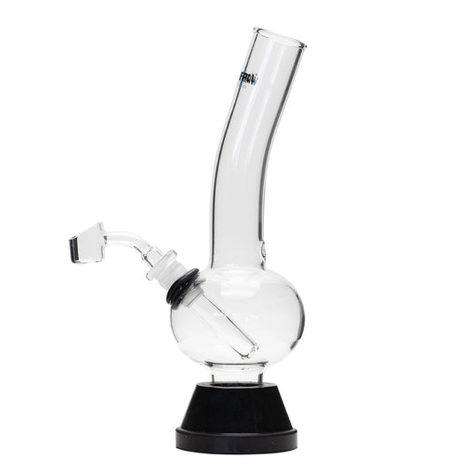 Waterfall Zap Squash Highbrid Series Glass Bong - Black Waterfall