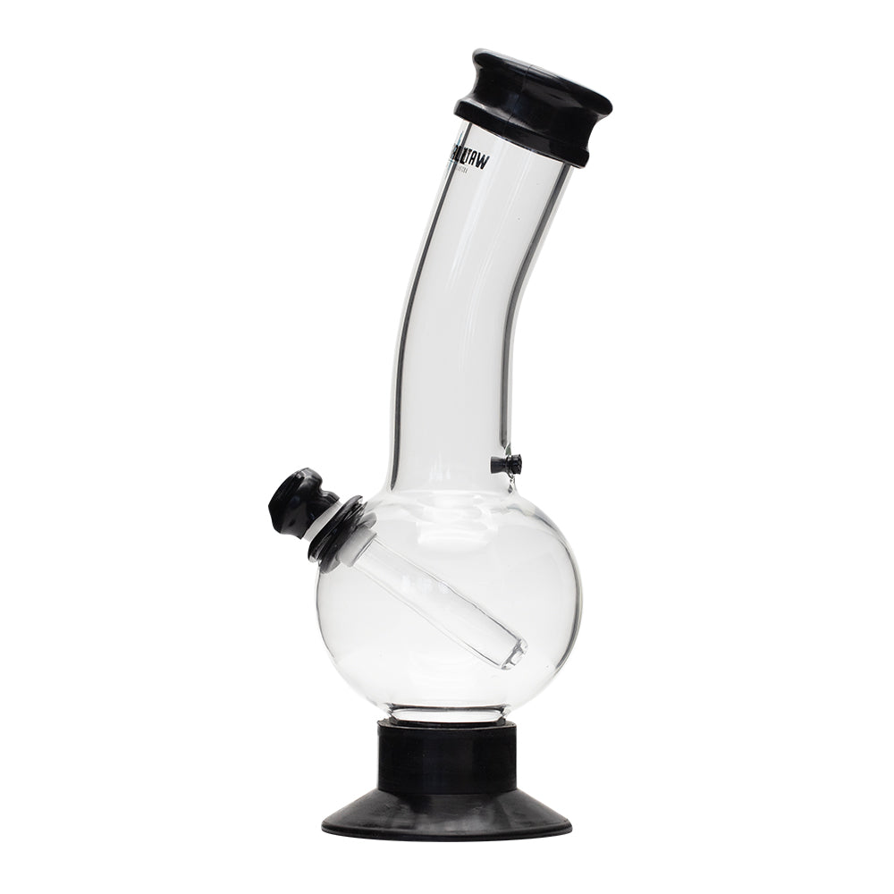 Waterfall Decimator Highbrid Series Glass Bong - Black Waterfall