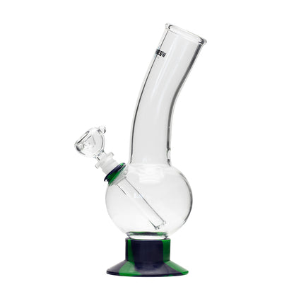 Waterfall Decimator Highbrid Series Glass Bong - Green/Blue Waterfall