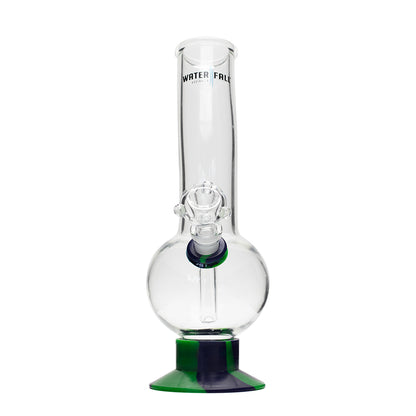 Waterfall Decimator Highbrid Series Glass Bong - Green/Blue Waterfall