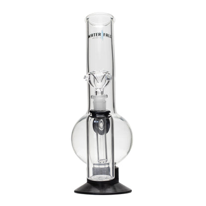Waterfall Decimator Highbrid Series Glass Bong With Ash Catcher - Black Waterfall