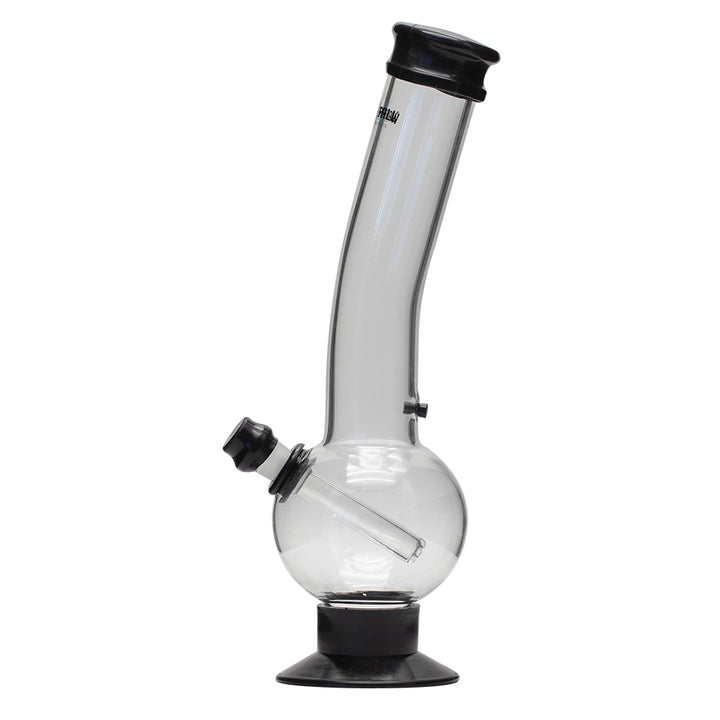 Waterfall Supernova Highbrid Series Glass Bong - Black Waterfall