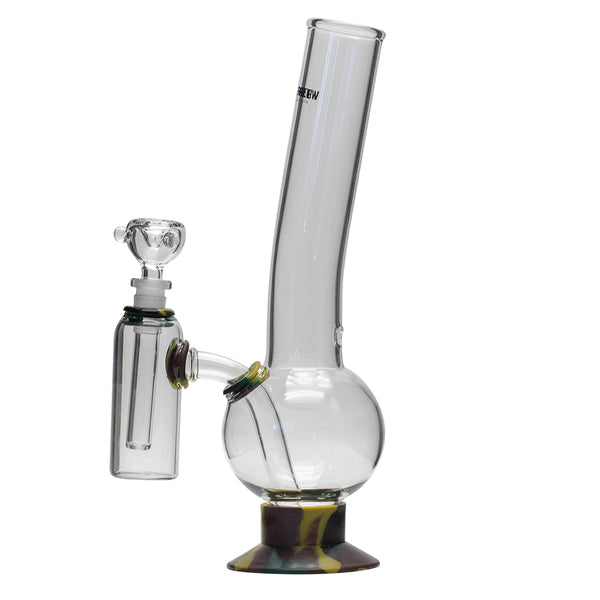 Waterfall Supernova Highbrid Series Glass Bong With Ash Catcher - Camo Waterfall