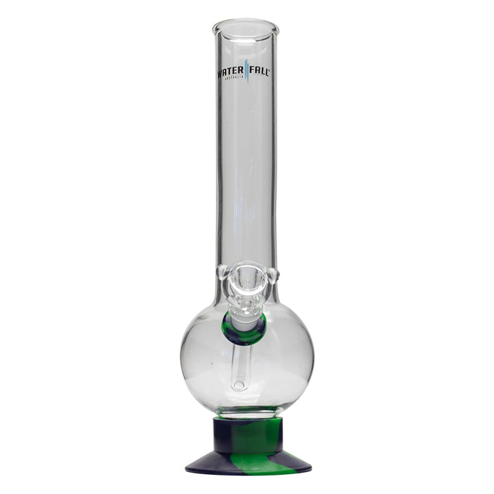 Waterfall Supernova Highbrid Series Glass Bong - Green/Blue Waterfall