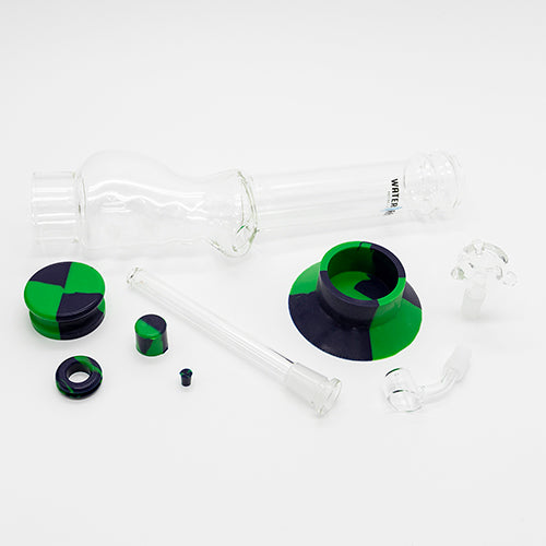 Large Gripper Deluxe Glass Bong Waterfall