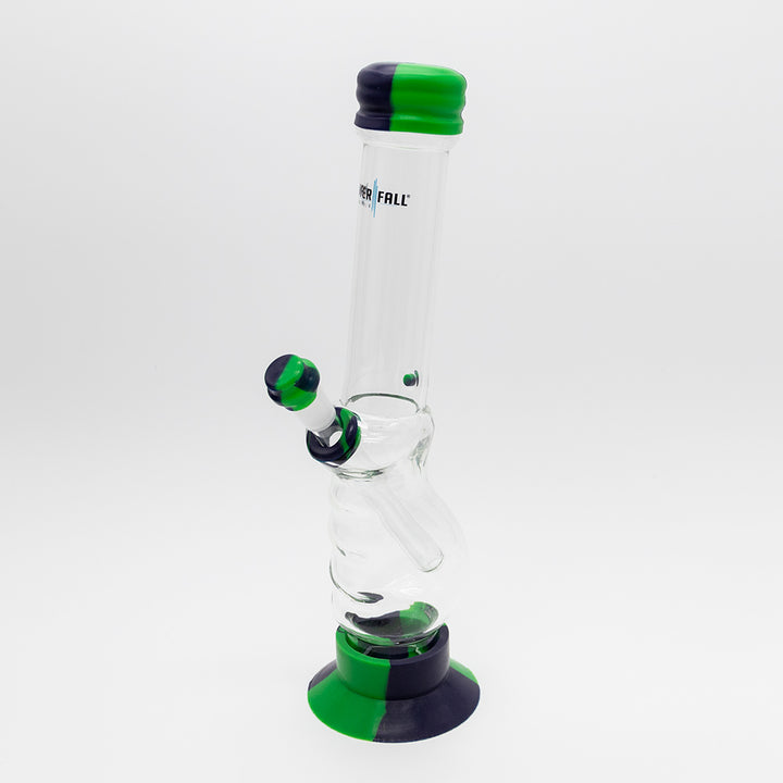 Large Gripper Deluxe Glass Bong Waterfall