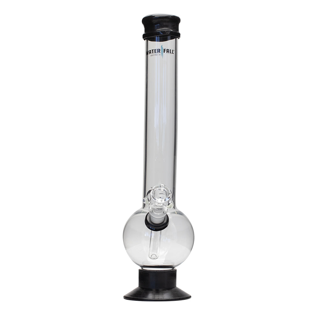 Waterfall Terminator Highbrid Series Glass Bong - Black Waterfall
