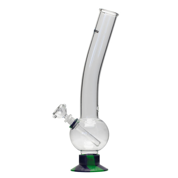 Waterfall Terminator Highbrid Series Glass Bong - Green/Blue Waterfall