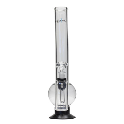 Waterfall Terminator Highbrid Series With Ash Catcher Glass Bong - Black Waterfall