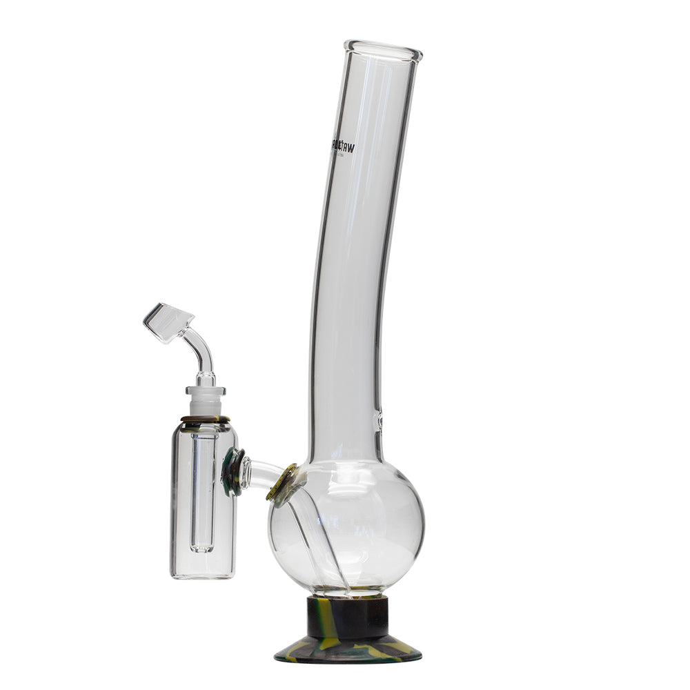 Waterfall Terminator Highbrid Series With Ash Catcher Glass Bong - Camo Waterfall