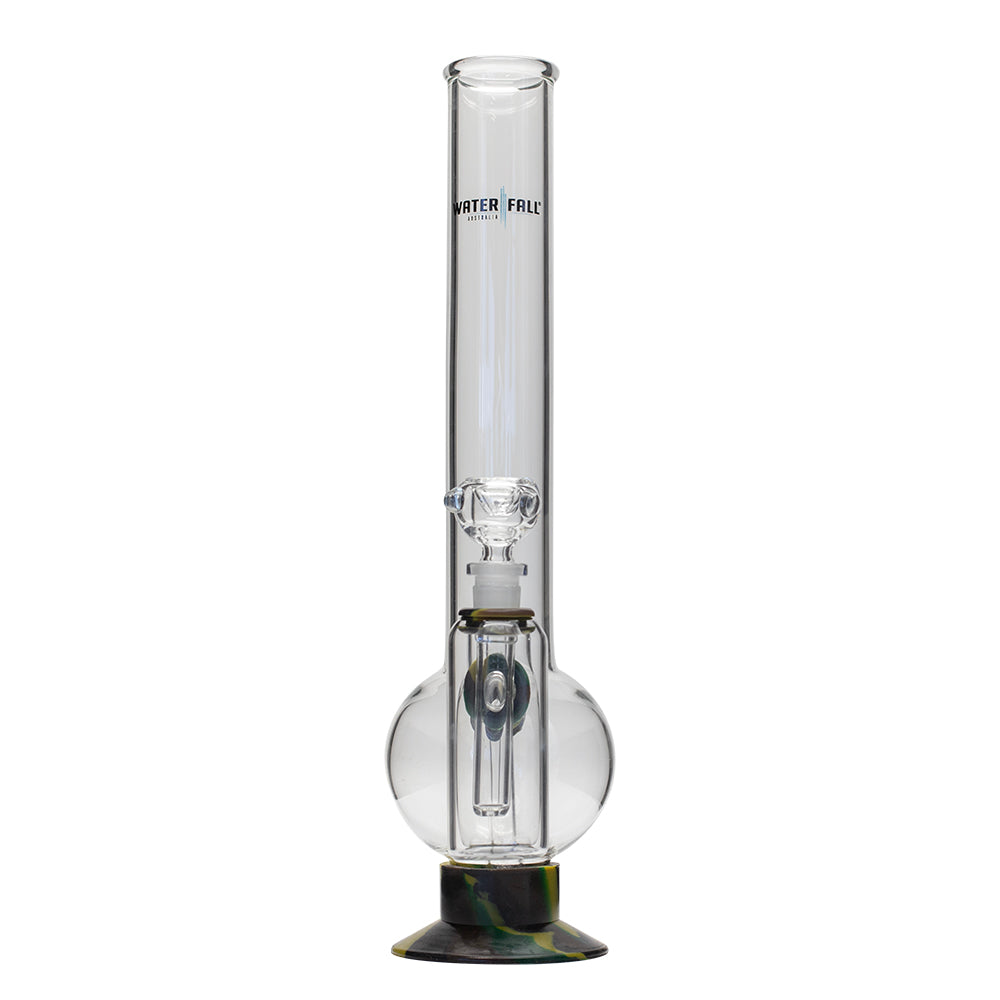 Waterfall Terminator Highbrid Series With Ash Catcher Glass Bong - Camo Waterfall