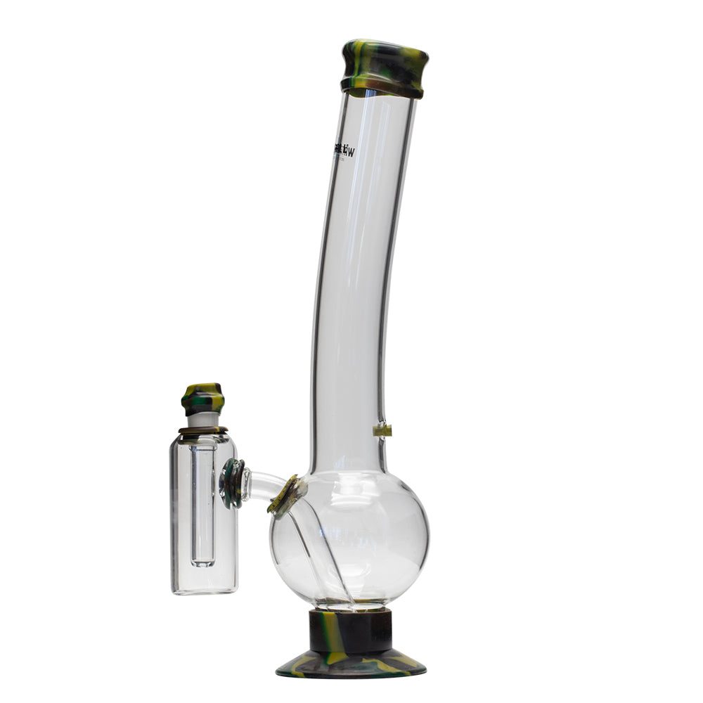 Waterfall Terminator Highbrid Series With Ash Catcher Glass Bong - Camo Waterfall