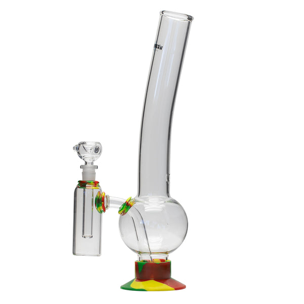 Waterfall Terminator Highbrid Series With Ash Catcher Glass Bong - Rasta Waterfall