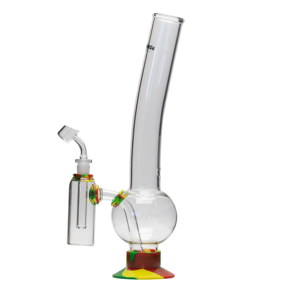 Waterfall Terminator Highbrid Series With Ash Catcher Glass Bong - Rasta Waterfall