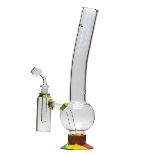 Waterfall Terminator Highbrid Series With Ash Catcher Glass Bong - Rasta Waterfall
