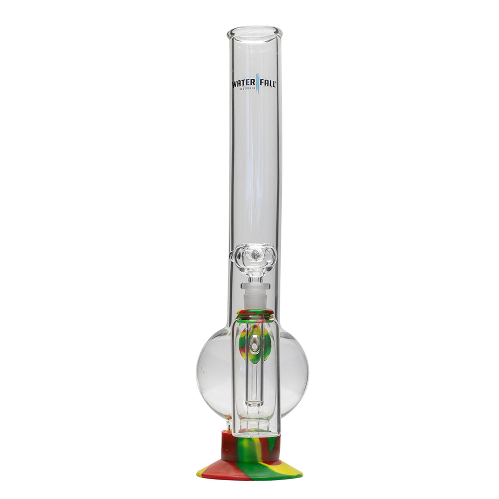 Waterfall Terminator Highbrid Series With Ash Catcher Glass Bong - Rasta Waterfall