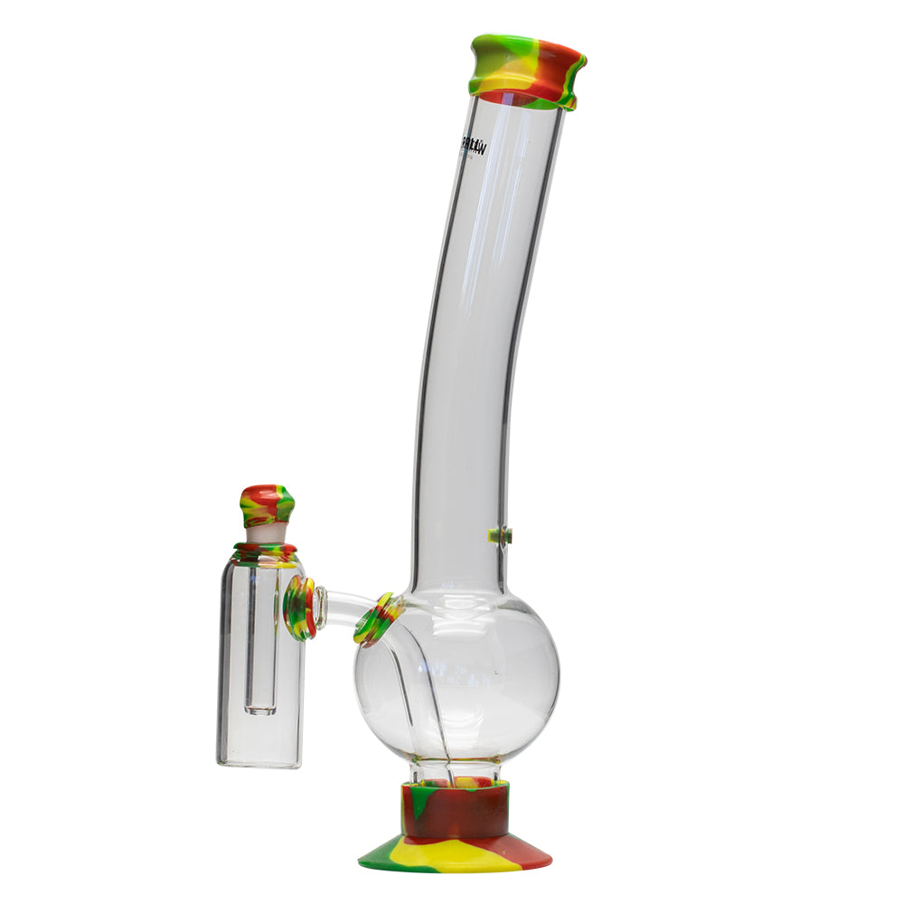 Waterfall Terminator Highbrid Series With Ash Catcher Glass Bong - Rasta Waterfall
