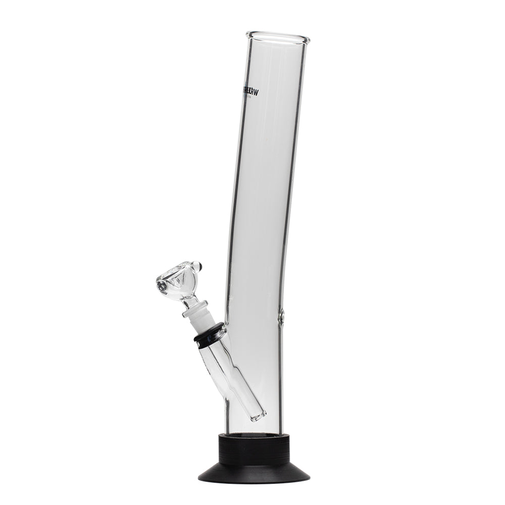 Waterfall Big Lips Highbrid Series Glass Bong - Black Waterfall