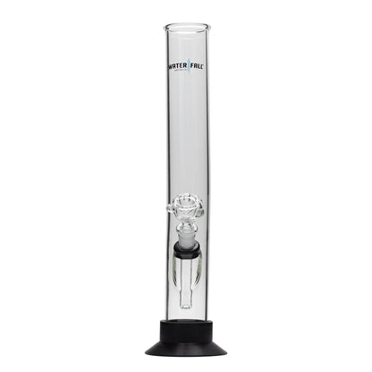 Waterfall Big Lips Highbrid Series Glass Bong - Black Waterfall